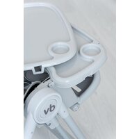 Высокий стульчик VipBaby Milan (rocky grey) - Превью изображения №9 — Интернет-магазин Time-Shop