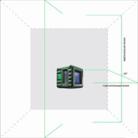 Лазерный нивелир ADA Instruments Cube 3D Green Professional Edition A00545 - Превью изображения №2 — Интернет-магазин Time-Shop