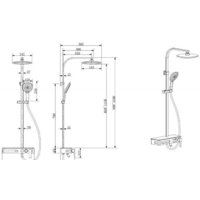Душевая система  Bravat Meissen F6277312CP-A-ENG - Превью изображения №2 — Интернет-магазин Time-Shop