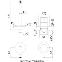 Смеситель Paffoni LIG006ST70 - Превью изображения №2 — Интернет-магазин Time-Shop