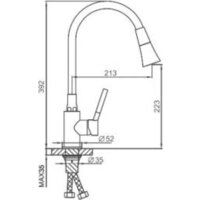 Смеситель FRAP F4044-9 - Превью изображения №9 — Интернет-магазин Time-Shop