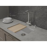 Кухонная мойка GranFest Urban GF-Urban-4555 (белый) - Превью изображения №3 — Интернет-магазин Time-Shop