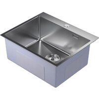 Кухонная мойка Mixline Pro 555133 (сатин, с сифоном) - Превью изображения №2 — Интернет-магазин Time-Shop