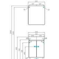  Акватон Тумба под умывальник Скай 55 1A238101SY010 (белый) - Превью изображения №2 — Интернет-магазин Time-Shop