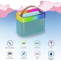 Беспроводная колонка Lamax KaraokeKid1 (голубой) - Превью изображения №3 — Интернет-магазин Time-Shop