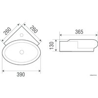 Умывальник WeltWasser Aisbach 5010 - Превью изображения №3 — Интернет-магазин Time-Shop