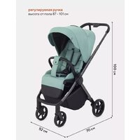 Коляска прогулочная «книга» Rant Golf RA101 (sage green) - Превью изображения №4 — Интернет-магазин Time-Shop