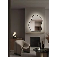 Зеркало EMZE 76x92 LED.CLOUD.UV.76.92.CHE.4K (черный с УФ-окантовкой и подсветкой) - Превью изображения №5 — Интернет-магазин Time-Shop