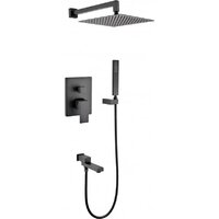 Душевая система  Grocenberg GB5089BL-1 (черный матовый) - Превью изображения №7 — Интернет-магазин Time-Shop