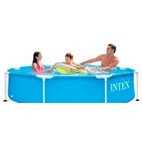 Каркасный бассейн Intex Metal Frame 28205 (244x51) - Превью изображения №2 — Интернет-магазин Time-Shop