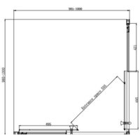 Душевой уголок Ambassador Kingston 14011103 100х100 - Превью изображения №9 — Интернет-магазин Time-Shop
