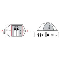 Экспедиционная палатка TRAMP Mountain 2 v2 - Превью изображения №2 — Интернет-магазин Time-Shop