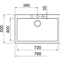Кухонная мойка Elleci Quadra 130 Kera K96 - Превью изображения №2 — Интернет-магазин Time-Shop