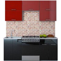 Интерлиния Мила Gloss 60-18 (бордовый/черный)