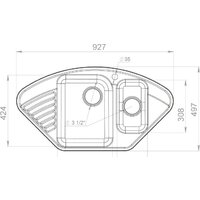 Кухонная мойка GranFest QUARZ Z-14 (бежевый) - Превью изображения №2 — Интернет-магазин Time-Shop