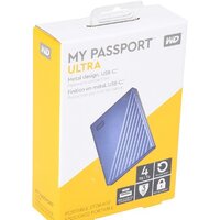 Внешний накопитель WD My Passport Ultra 4TB WDBFTM0040BBL - Превью изображения №9 — Интернет-магазин Time-Shop