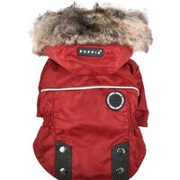 Куртка для животных Puppia Brock с капюшоном PAUD-JM1851-RD-S (красный) - Превью изображения №1 — Интернет-магазин Time-Shop