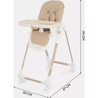 Высокий стульчик MOWbaby Honey New MBH170 (beige) - Превью изображения №19 — Интернет-магазин Time-Shop