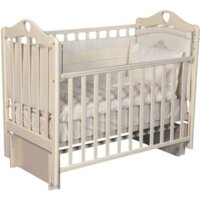 Классическая детская кроватка Антел Каролина-3/5 (слоновая кость) - Превью изображения №3 — Интернет-магазин Time-Shop