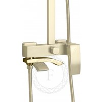 Душевая система  Filarete Waterfall FL2010 (матовое золото) - Превью изображения №5 — Интернет-магазин Time-Shop