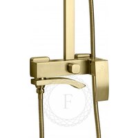 Душевая система  Filarete Waterfall FL2010 (матовое золото) - Превью изображения №6 — Интернет-магазин Time-Shop