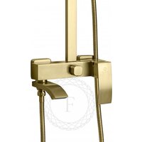 Душевая система  Filarete Waterfall FL2010 (матовое золото) - Превью изображения №3 — Интернет-магазин Time-Shop