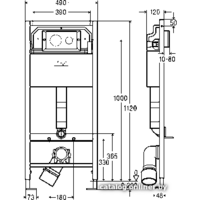 Инсталляция для унитаза Viega Prevista Dry 8524.12 792 855 - Превью изображения №2 — Интернет-магазин Time-Shop