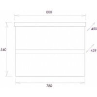  Onika Тумба под умывальник Эвада 80 108058 - Превью изображения №2 — Интернет-магазин Time-Shop
