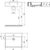 Умывальник Deante Temisto CDT 6U6S - Превью изображения №2 — Интернет-магазин Time-Shop