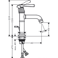 Смеситель Axor Montreux 16515000 (хром) - Превью изображения №2 — Интернет-магазин Time-Shop