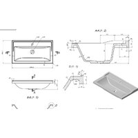 Умывальник Versalia Fiesta 100 Grey - Превью изображения №3 — Интернет-магазин Time-Shop
