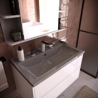 Умывальник Versalia Fiesta 100 Grey - Превью изображения №2 — Интернет-магазин Time-Shop