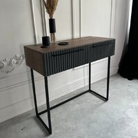 Консольный стол Shtabe Gross 6111 (RAL 7012/H1181/черный) - Превью изображения №4 — Интернет-магазин Time-Shop