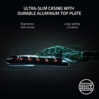 Клавиатура Razer Deathstalker V2 Pro Wireless (черный, Razer Low Profile Optical Purple, нет кириллицы) - Превью изображения №11 — Интернет-магазин Time-Shop