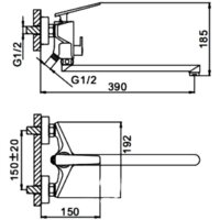 Смеситель FRAP H57 F2257 - Превью изображения №2 — Интернет-магазин Time-Shop