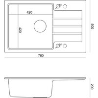 Кухонная мойка Quadron HCQP7850ST - Превью изображения №5 — Интернет-магазин Time-Shop