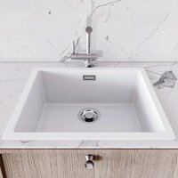 Кухонная мойка Globalo Aurilio 60.1 White Clean Tech - Превью изображения №3 — Интернет-магазин Time-Shop