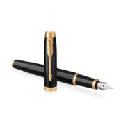 Ручка перьевая Parker IM Metal Black GT 1931645 - Превью изображения №4 — Интернет-магазин Time-Shop