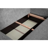 Диван Домовой Визит-3 2 (130) (Santos Light Grey) - Превью изображения №4 — Интернет-магазин Time-Shop