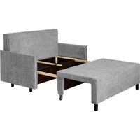 Диван Домовой Визит-3 2 (130) (Santos Light Grey) - Превью изображения №8 — Интернет-магазин Time-Shop