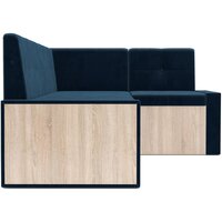 Угловой диван Мебель-АРС Таллин 191x83x121 (темно-синий Luna 034) - Превью изображения №3 — Интернет-магазин Time-Shop