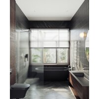 Душевая стенка MaybahGlass 89x195 MGD-690-4ш (сатин стекло/хром глянцевый) - Превью изображения №4 — Интернет-магазин Time-Shop