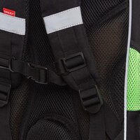 Школьный рюкзак Grizzly RAm-585-8 (черный/салатовый) - Превью изображения №7 — Интернет-магазин Time-Shop