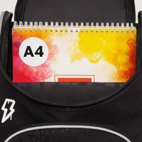 Школьный рюкзак Grizzly RAm-585-8 (черный/салатовый) - Превью изображения №10 — Интернет-магазин Time-Shop