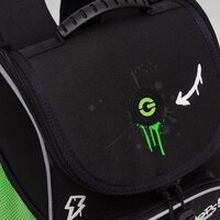 Школьный рюкзак Grizzly RAm-585-8 (черный/салатовый) - Превью изображения №6 — Интернет-магазин Time-Shop