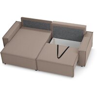 Угловой диван Mio Tesoro Дюссельдорф 293 1.5ек-1.5пф (1176 Savanna Plus Mocca) - Превью изображения №8 — Интернет-магазин Time-Shop