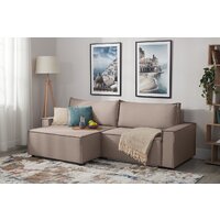 Угловой диван Mio Tesoro Дюссельдорф 293 1.5ек-1.5пф (1176 Savanna Plus Mocca) - Превью изображения №11 — Интернет-магазин Time-Shop