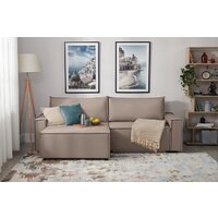 Угловой диван Mio Tesoro Дюссельдорф 293 1.5ек-1.5пф (1176 Savanna Plus Mocca) - Превью изображения №12 — Интернет-магазин Time-Shop