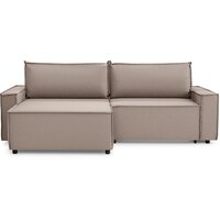 Угловой диван Mio Tesoro Дюссельдорф 293 1.5ек-1.5пф (1176 Savanna Plus Mocca) - Превью изображения №2 — Интернет-магазин Time-Shop