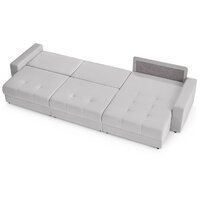 Угловой диван Mio Tesoro Манчестер 292 1.5ек-1.5ек-1.5пф (841 светло-серый) - Превью изображения №9 — Интернет-магазин Time-Shop